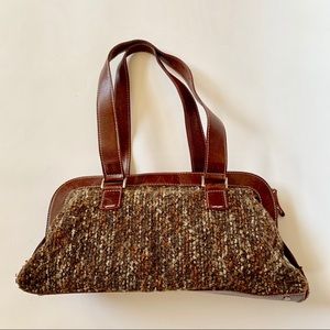 Helen Welsh Leather and Tweeds Bag